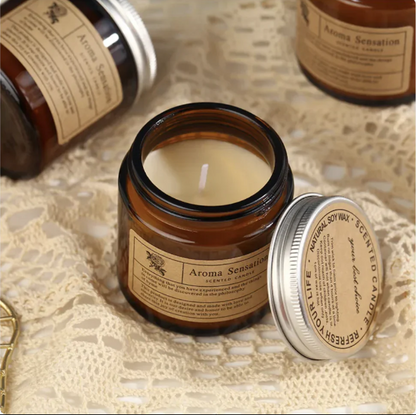 Perfect Scented Candles, Relaxing Aromatherapy Candle Made of 100% Soy wax, Long Lasting for Office, Birthdays, Yoga, Bath.