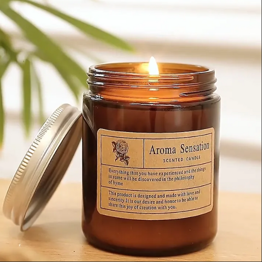 Perfect Scented Candles, Relaxing Aromatherapy Candle Made of 100% Soy wax, Long Lasting for Office, Birthdays, Yoga, Bath.